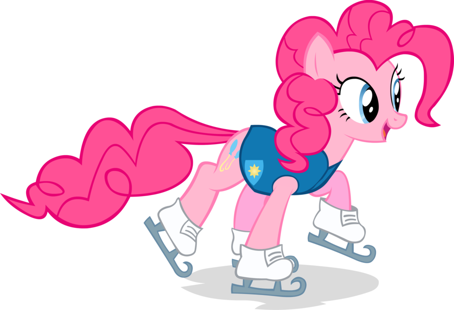 Pinkie Pie With Skates - Pinkie Pie (900x615)