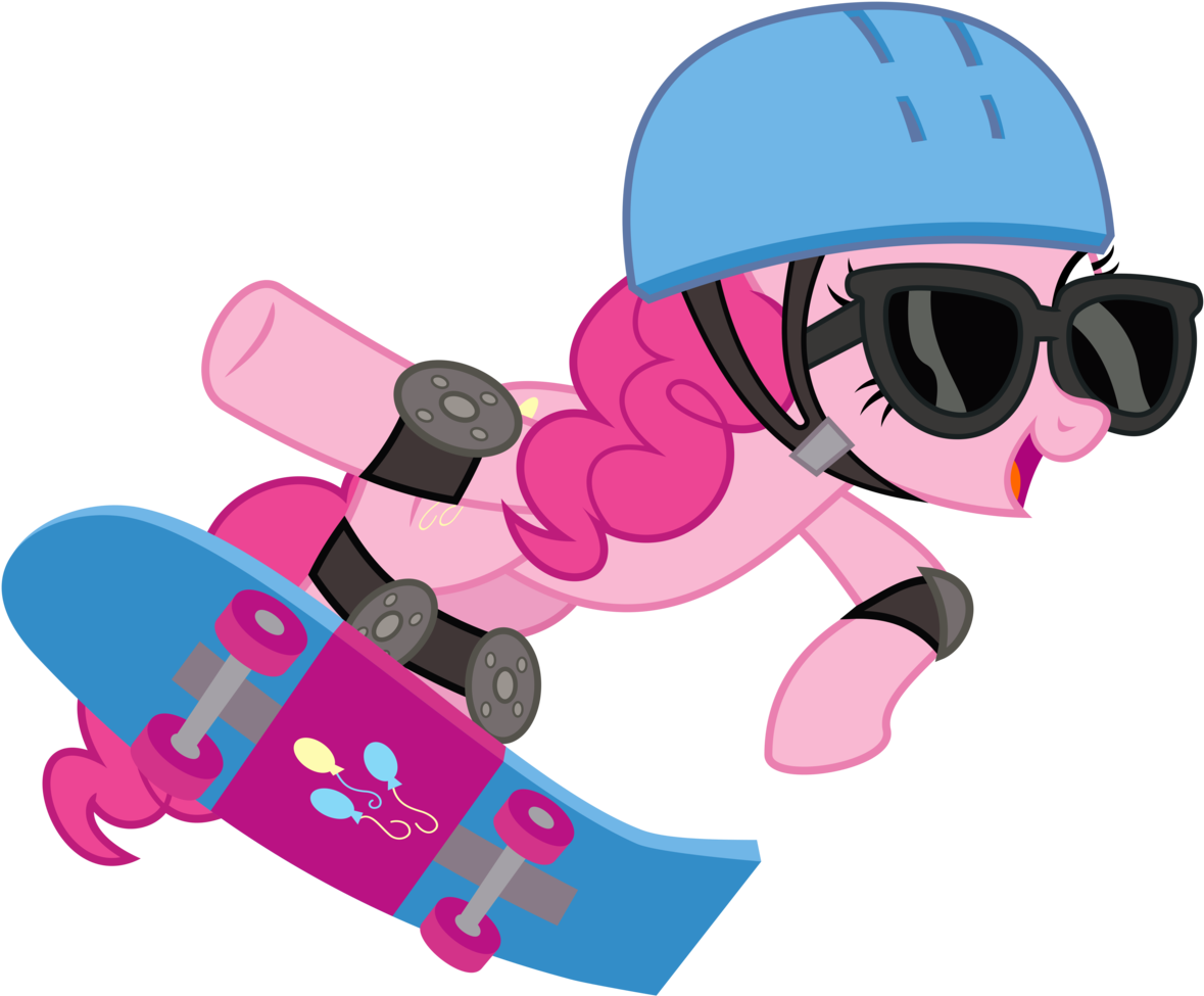 Pinkie Pie's Pro Skater By Masemj - Mlp Skater (1280x1047)