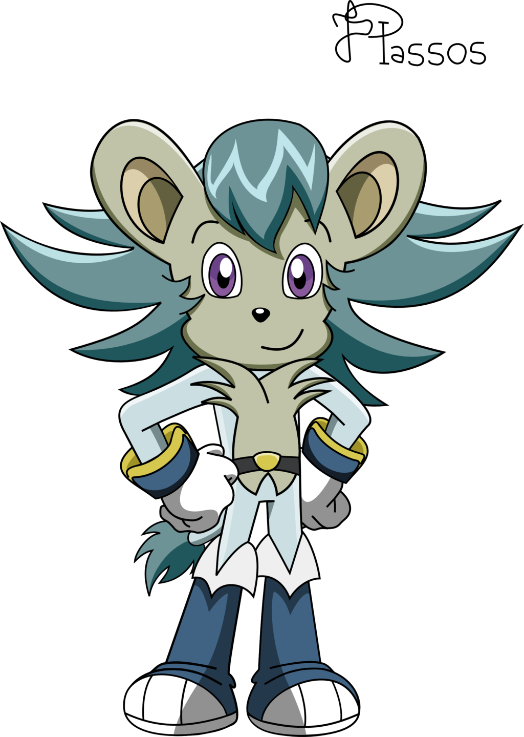 Hobidon The Lion Sonic X By Tails And Silver Fan - Sonic X (1024x1439)