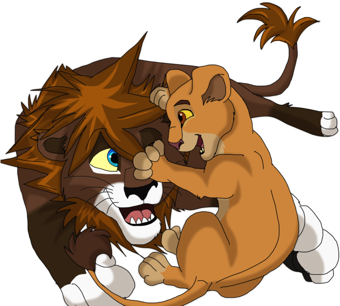 Sora Playing With Kiara By Silverkey101 - Kingdom Hearts (900x643)