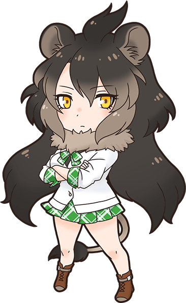 Transvaal Lion - Kemono Friends African Lion (366x596)