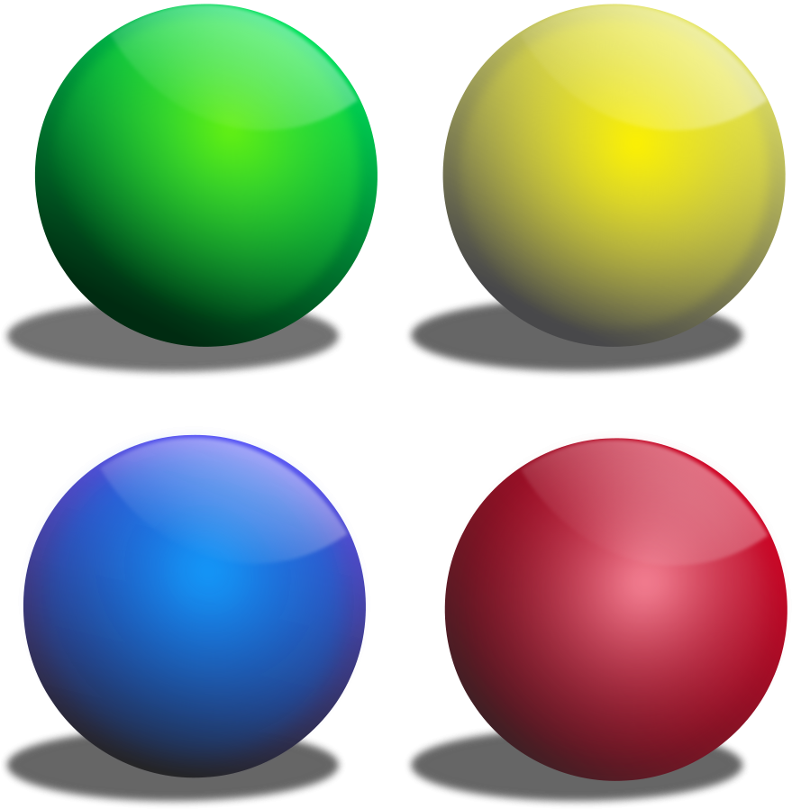 Color Spheres, Esferas De Colores Clip Art - Bolitas De Colores Png (896x900)