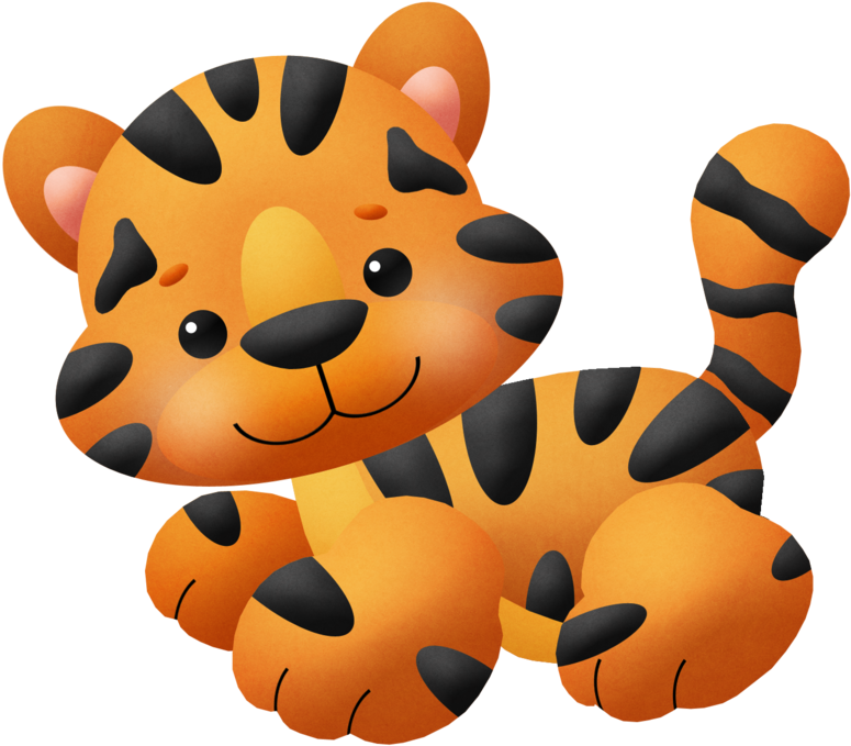 Baby Kitty Or Tiger Clip Art - Safari Animals Clip Art (900x784)