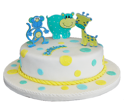 Pin Torta Animalitos Selva Genuardis Portal On Pinterest - Birthday Cake (512x438)