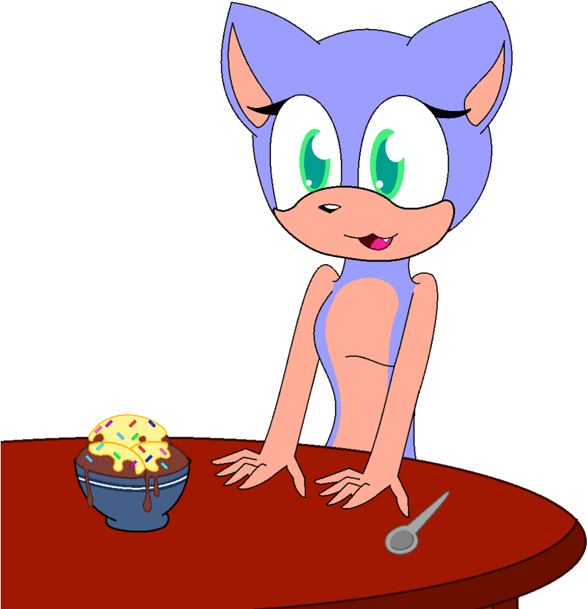 Ice Cream X3 Sonic Female Base By Xvannix - Mlp Base Ice Cream (918x871)