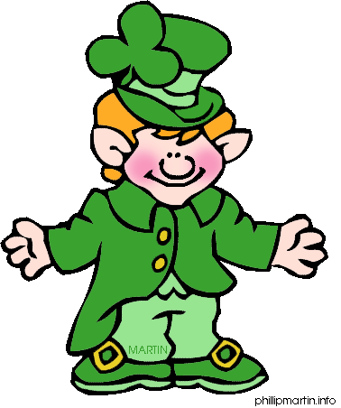 Animated - Clipart Leprechaun (378x452)