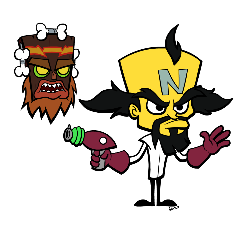 Neo Cortex - Dr Neo Cortex And Uka Uka (1024x961)