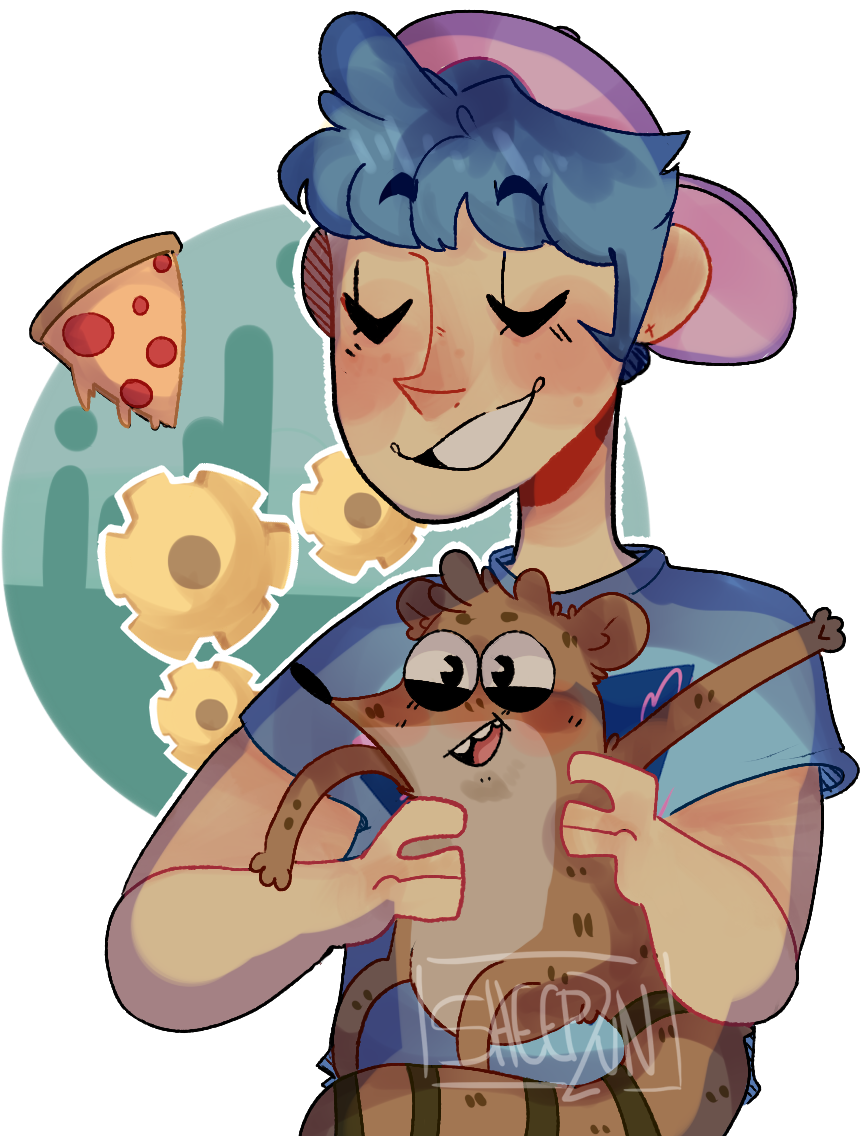 I Saw Ethan's Life Stream From Yesterday And I Saw - Rigby (937x1200)