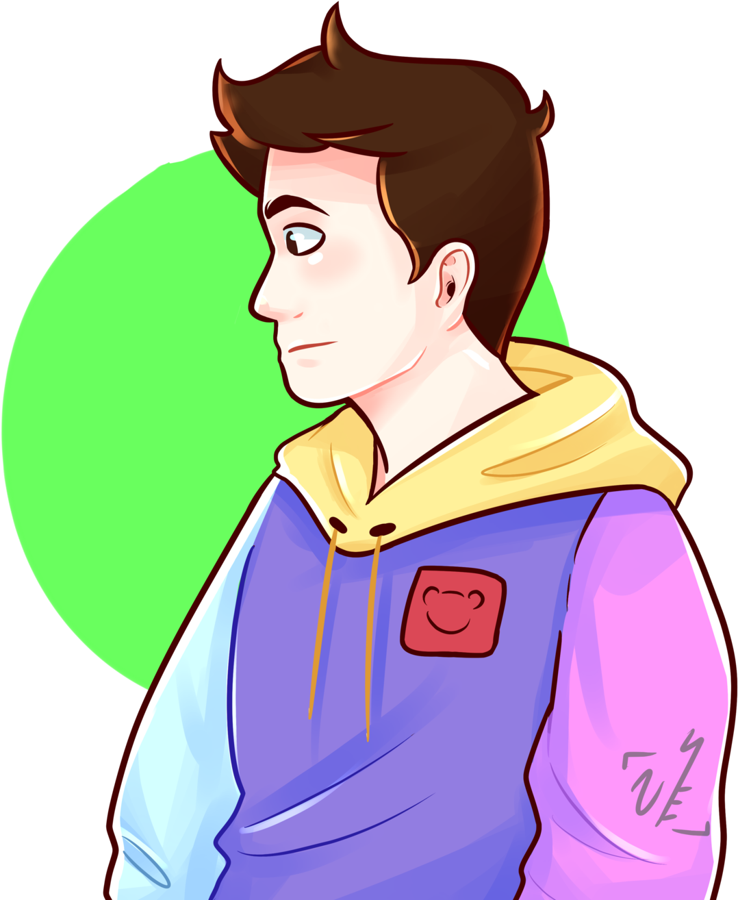 Crankgameplays Crankgameplays Fan Art Fan Art Ethan - Cartoon (1280x1319)