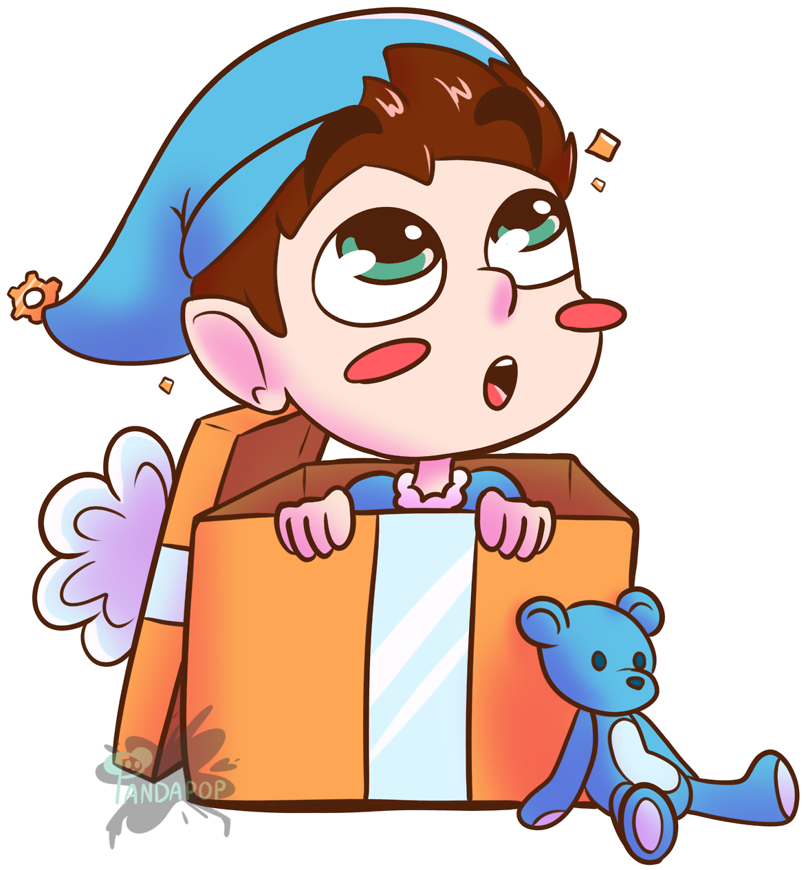 Oh My God They're So Cute Jackthehalls Fanart Panda - Cartoon (1280x1280)