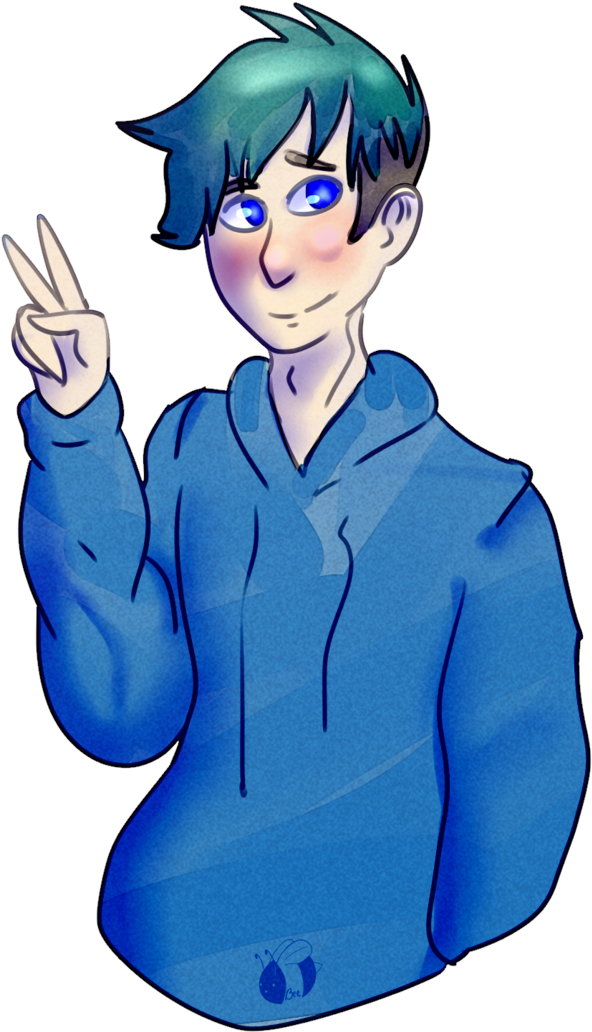 “ I Drew An Awesome Loud Blue Boy Uwu Fanart For @ - Blue Boy Fan Art (716x1116)