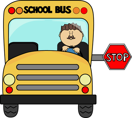 School Bus Clip Art - School Bus Driver Clipart (450x400)