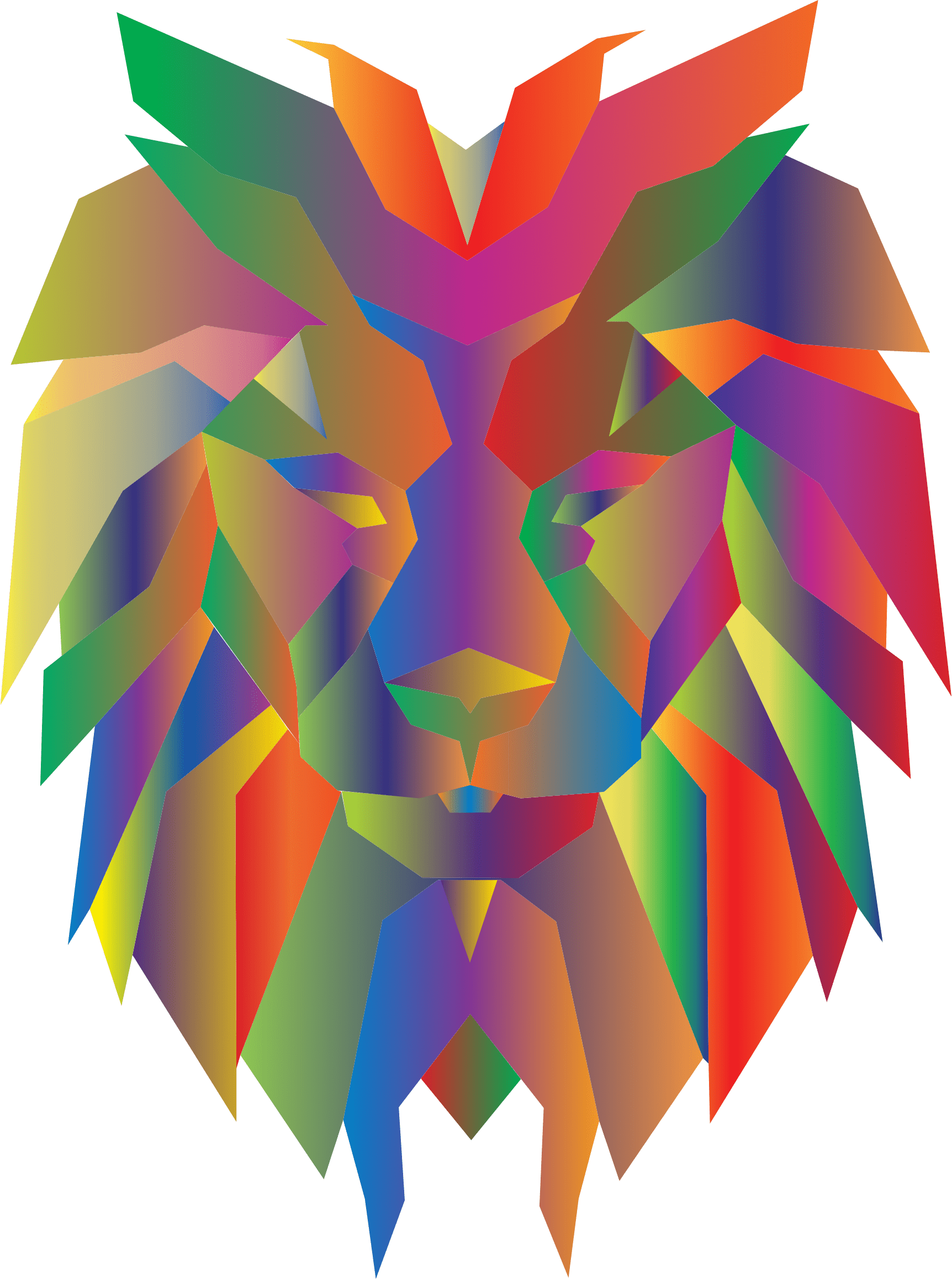 Lion Faces Graphic Design (1724x2316)
