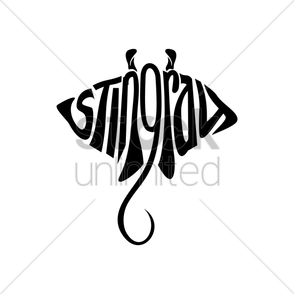 Stingray Clipart Vector - Vector Graphics (600x600)