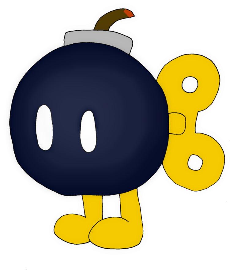 Bob Omb By Simone 13 - Cartoon (885x902)