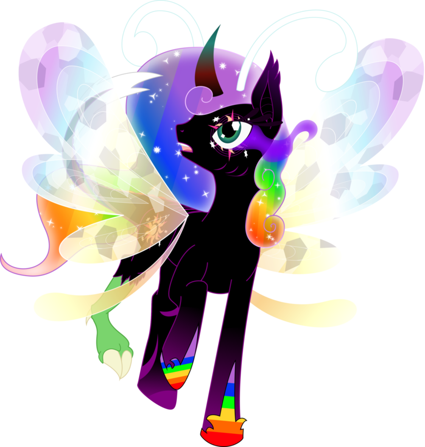 Princess Changeling Rainbow Magic Pants By Theshadowstone - Princess Changeling Rainbowmagic Mlp (872x917)