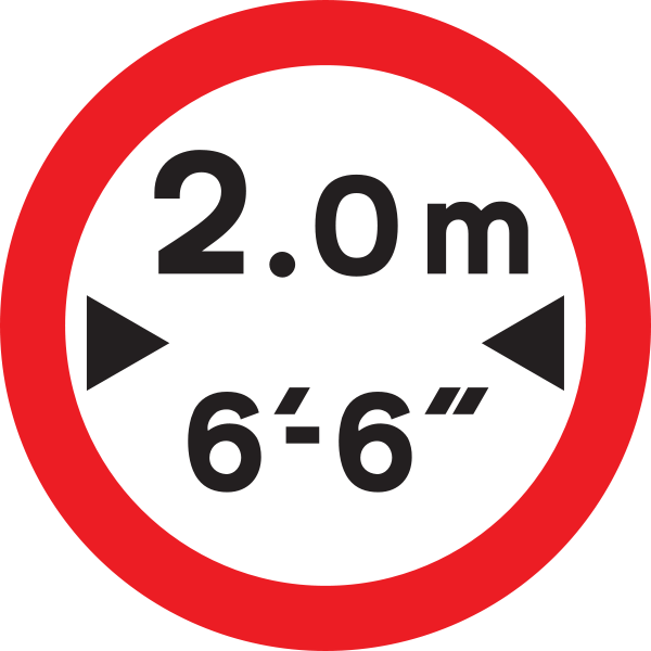 Uk Traffic Sign 629a - No Bikes Road Sign (600x600)