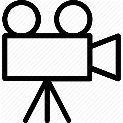 Video Camera Clipart Film Camera - Video Cam Vector Outline (512x512)