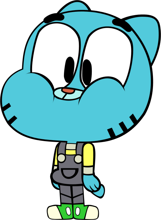 Gumball 4 Years Old From The Origins By Megarainbowdash2000 - The Amazing World Of Gumball (521x711)