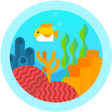 Badge Lifetime Miles1600 - Great Barrier Reef Icon (386x386)