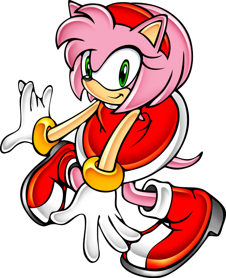 Sonic Adventure Rewrite - Amy Rose The Hedgehog (732x900)