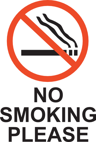 No Smoking Clipart Please - Smoking Not Good For Health (402x593)