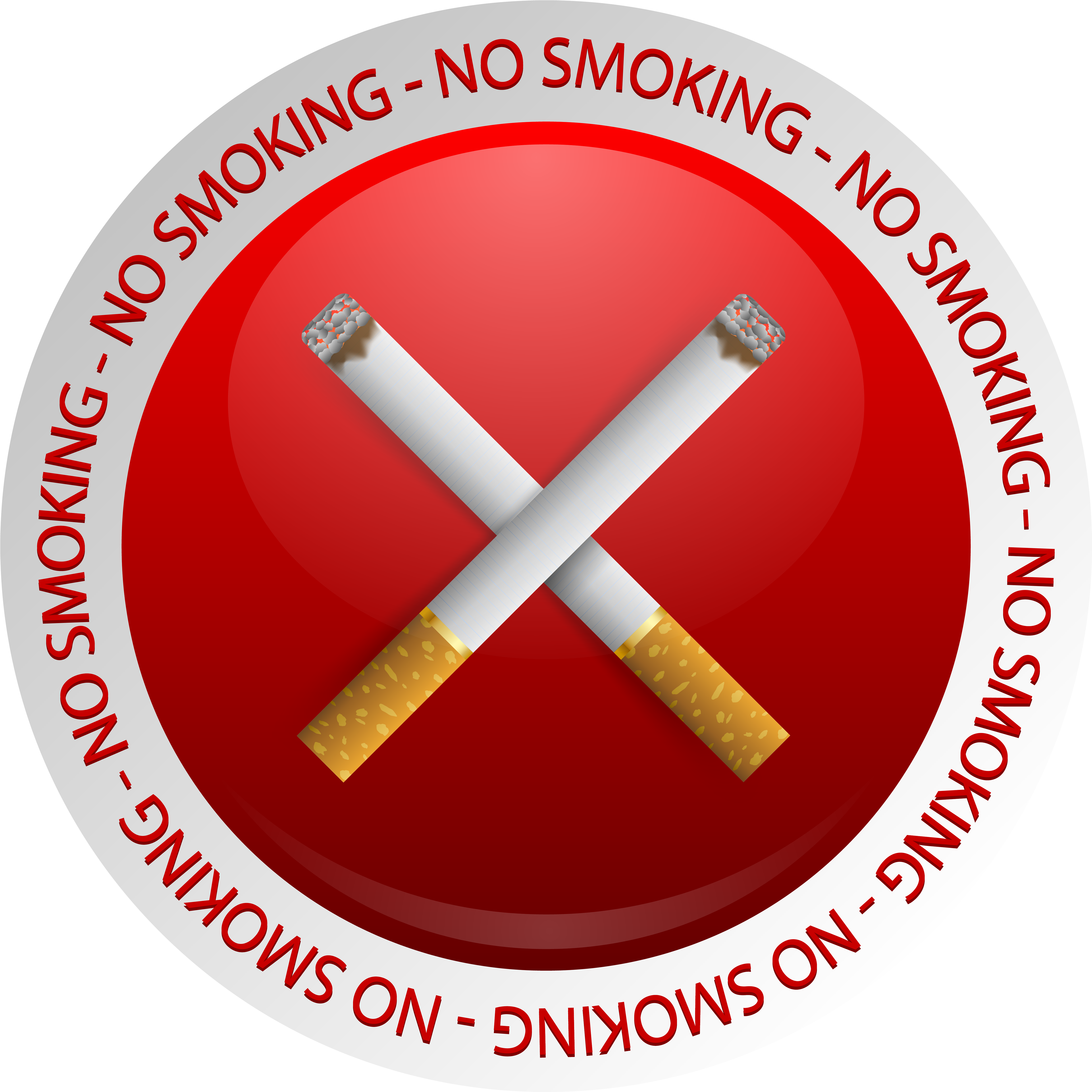 Tobacco Clipart No Smoking - Sign (5000x5000)