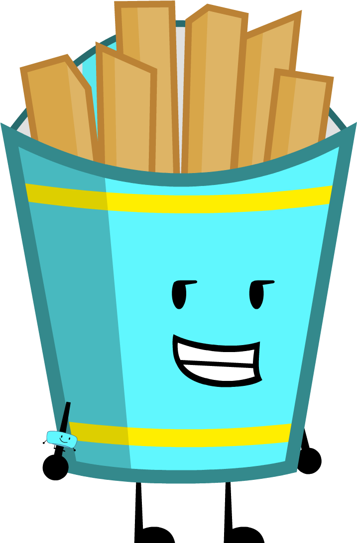 Retro Fries Is A Character - Object Shows Fries (716x1104)