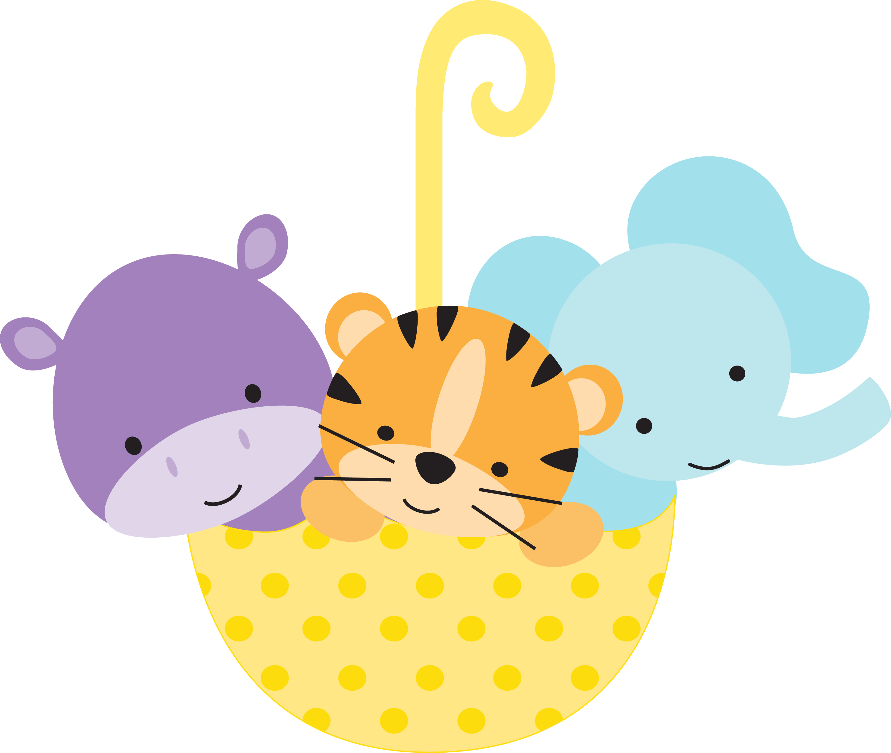 Infant Drawing Child Decoupage Clip Art - Zoo Animal Clip Art (2887x2441)