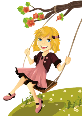 A9eed7c0 - Girl On A Swing Journal By Cool (419x500)