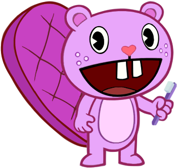 New Style - Happy Tree Friends Toothy (350x349)