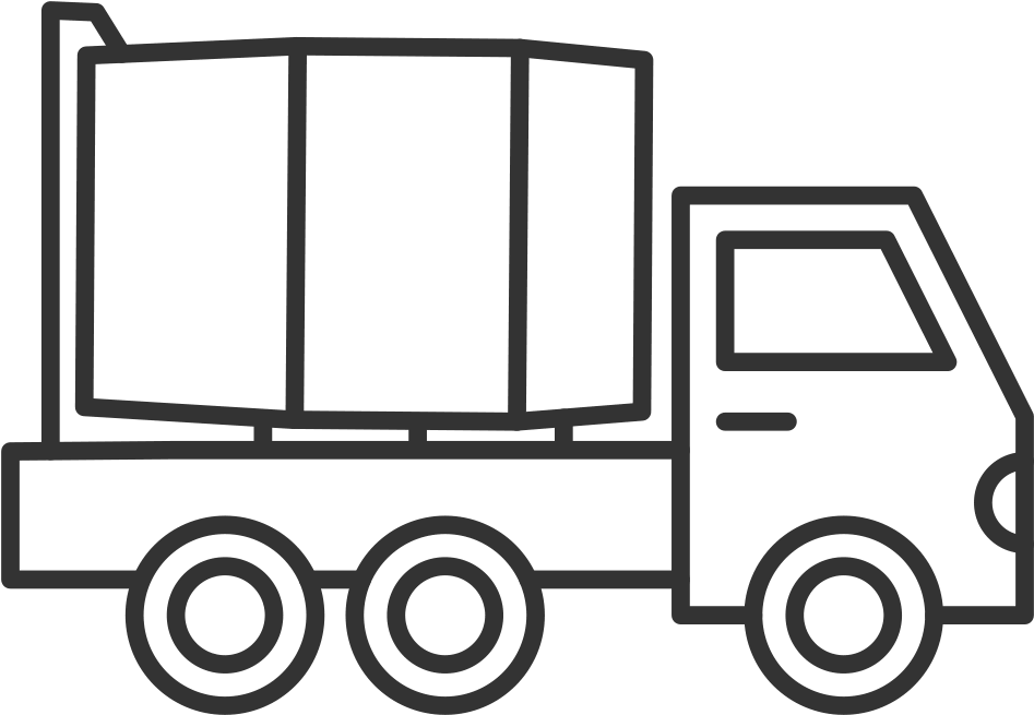 Water Truck Icon - Water Truck Icon (954x662)
