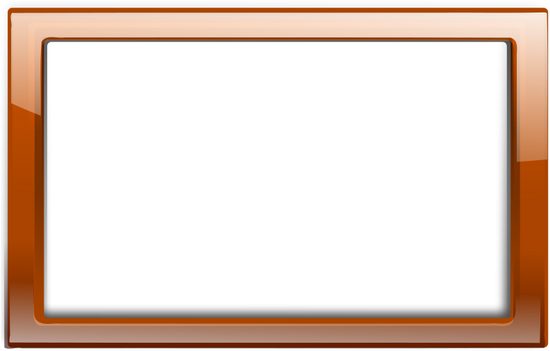 Free Brown Orange Frame - Free Wooden Picture Frames (800x519)