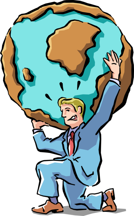 Shoulder Clipart Transparent - Weight On Shoulders Clipart (433x700)