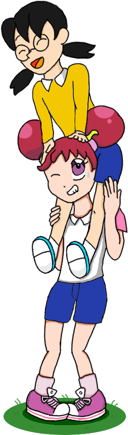 Shoulder Ride Request By Vampirequeeneffeffia - Cartoon (650x900)