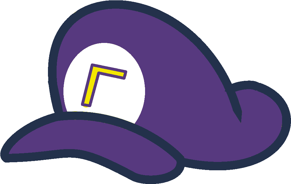 Kuren247 57 27 Waluigi's Hat In The Style Of Mlp By - Mario (1600x1200)