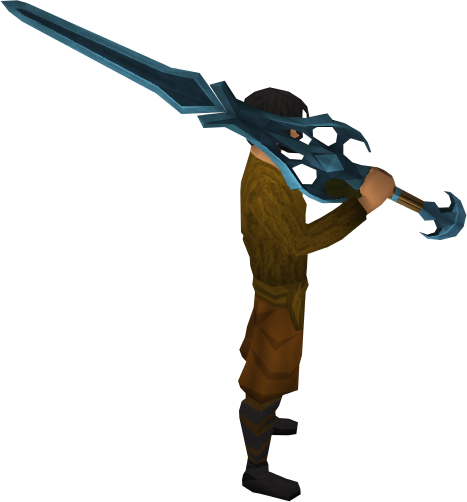 Rune 2h Sword Equipped - Sword Held Over Shoulder (467x502)