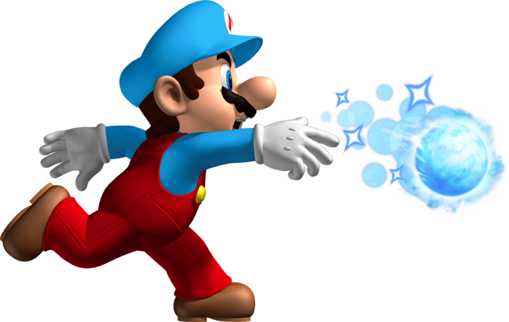 Ice Mario Is One Of Mario's Power-ups Which Can Be - New Super Mario Bros (732x463)