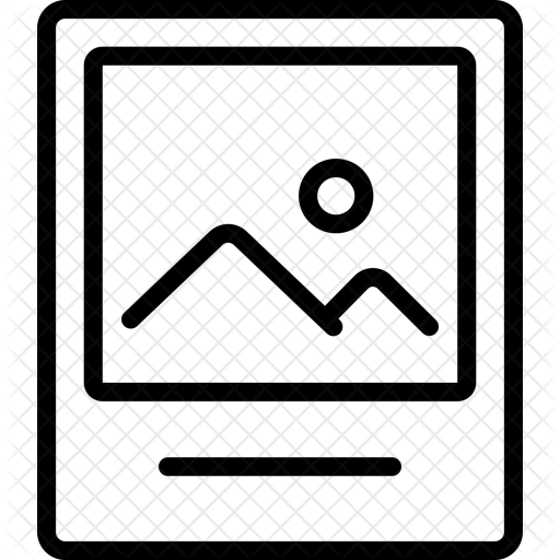 Polaroid Frame Icon - Icon (512x512)