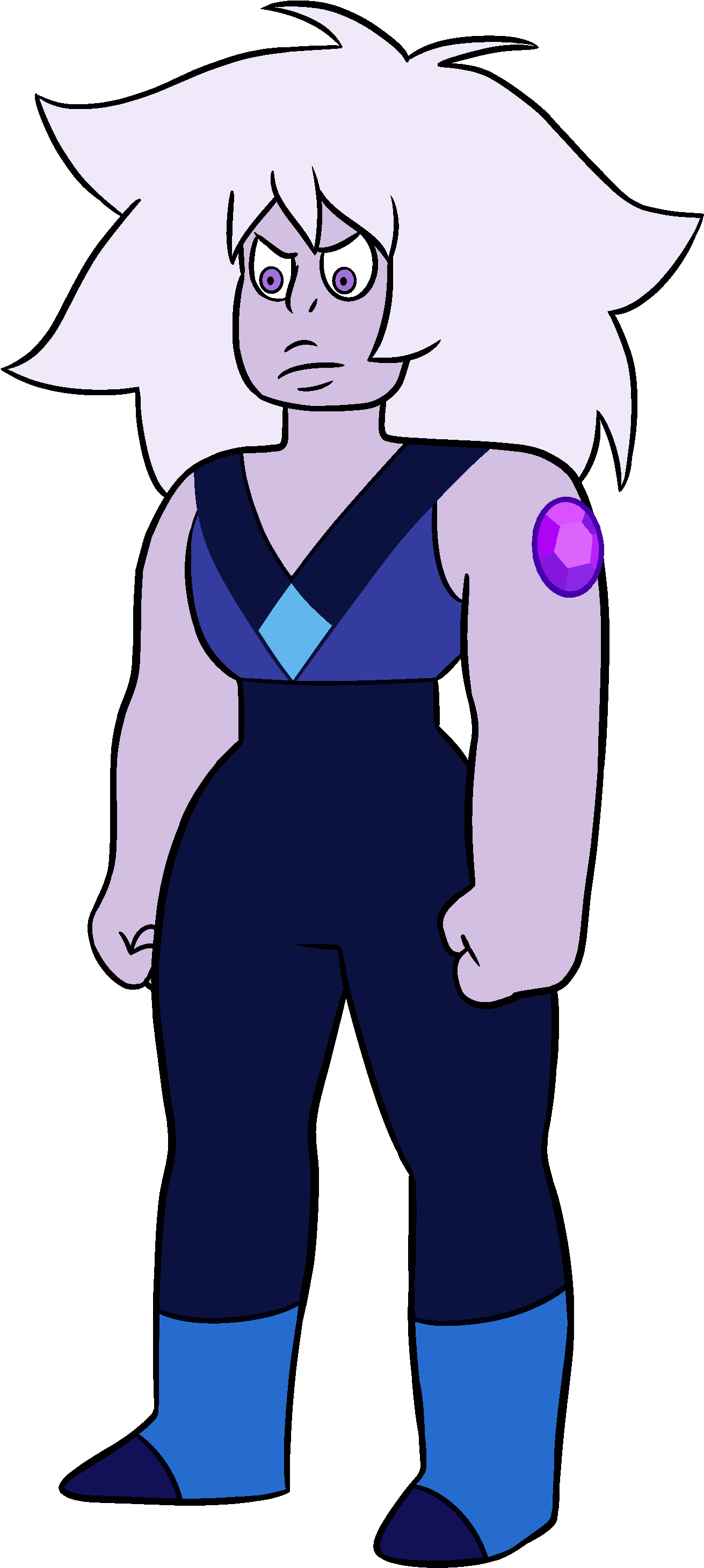 Left Shoulder Bydavi - Steven Universe Amethyst Gem Heist (2009x3200)
