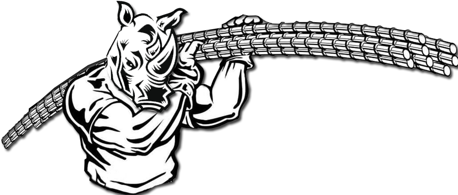 The Rhino Shoulder While Handling Extension Ladders - Traffic Cone (909x407)