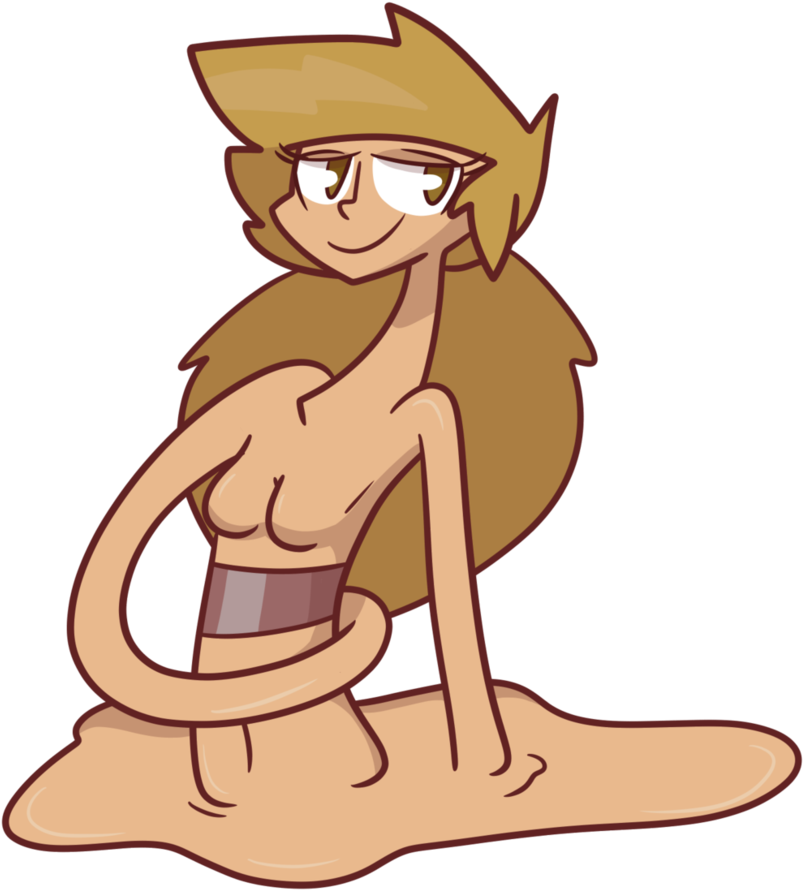 Melting Amber By Spoopyro - Cartoon (831x961)