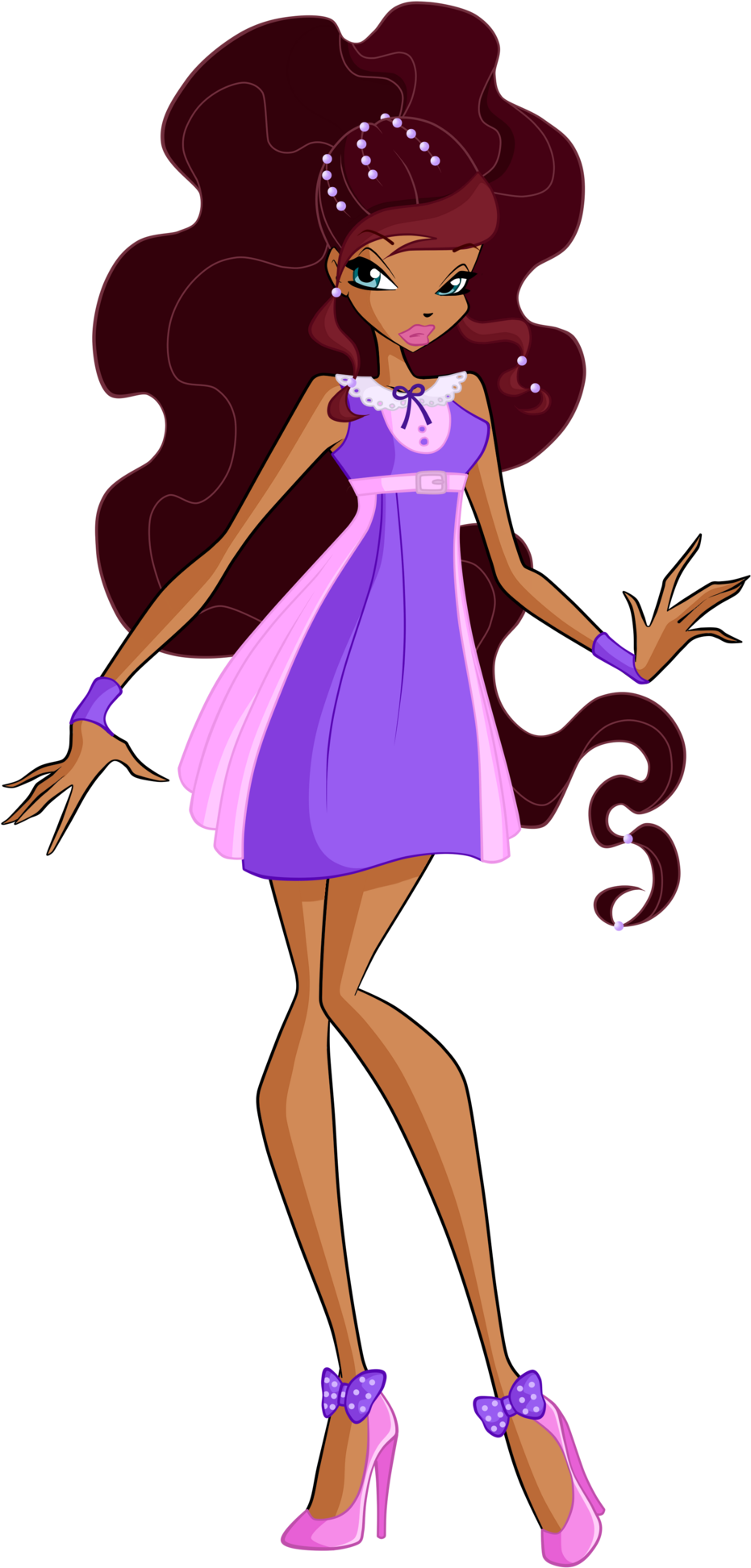 Aisha\layla Retro Alfea Casual By Enchantingunixfairy - Winx Club Season 7 Aisha (1024x2020)