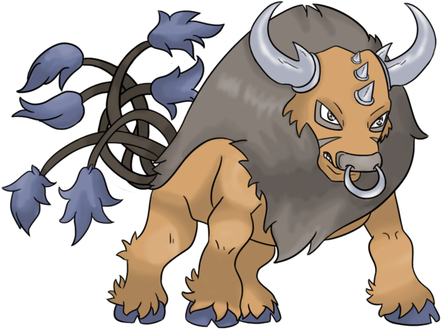 Http - //pre09 - Deviantart - Mega Tauros By Themonsieurpanda-d9clp2g - Draw Pokemon Mega Tauros (894x894)