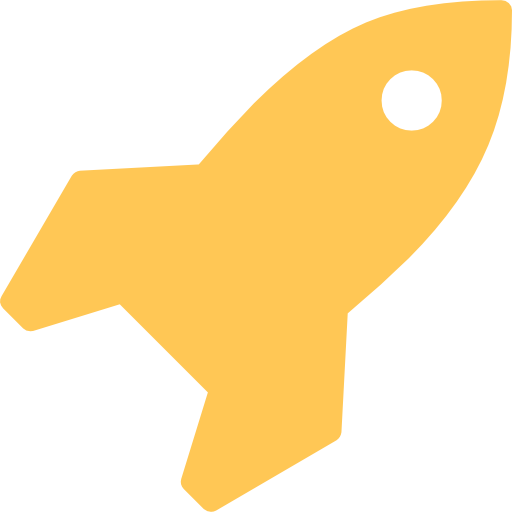 Eve Small Rocket Ship Silhouette Yellow - Eve Small Rocket Ship Silhouette Yellow (512x512)