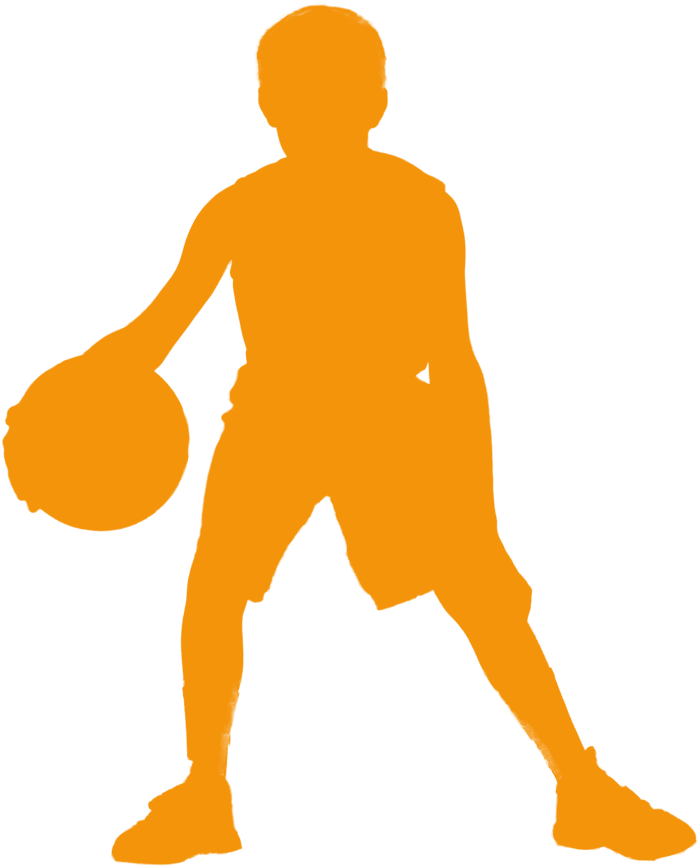3rd/4th Grade 5th/6th Grade - Young Basketball Player Silhouette (700x867)