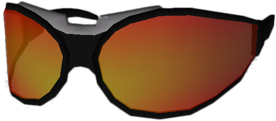 Dead Rising Black And Orange Sunglasses - Wiki (562x246)