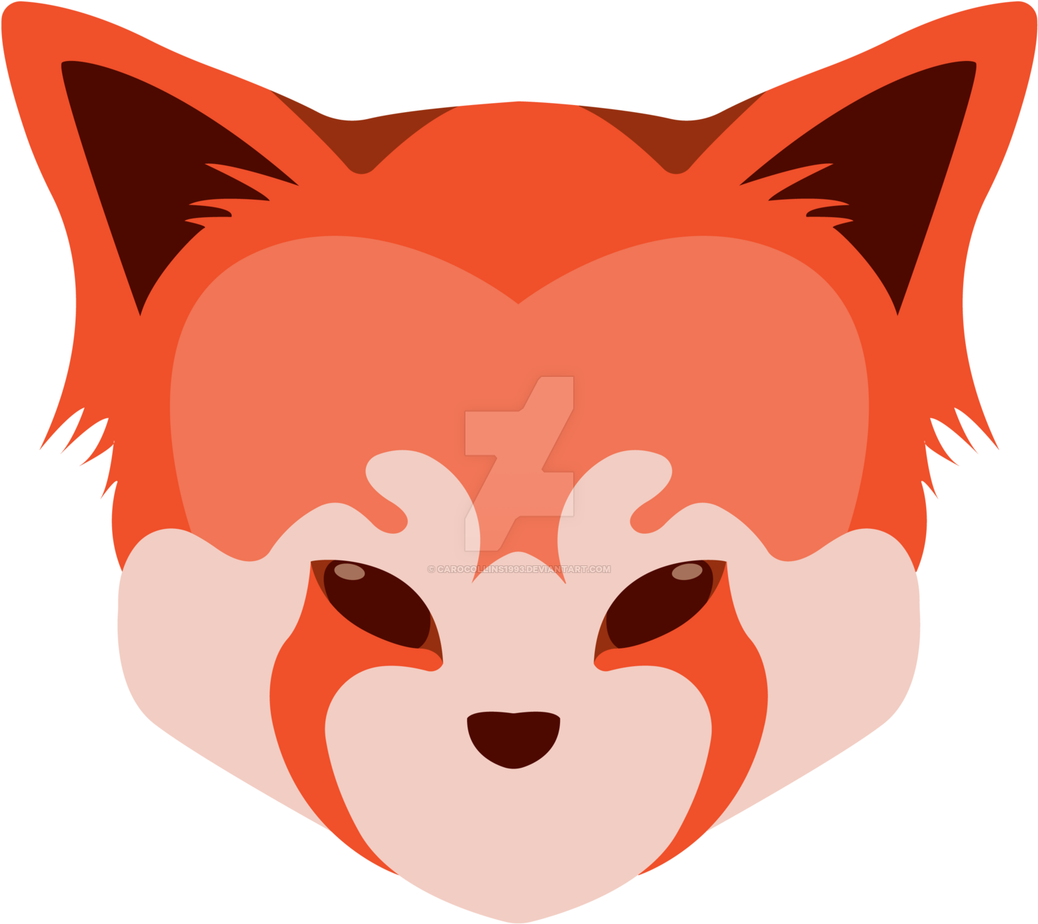 Red Panda Logo By Carocollins1993 Red Panda Logo By - Logo For Red Panda (1600x1600)