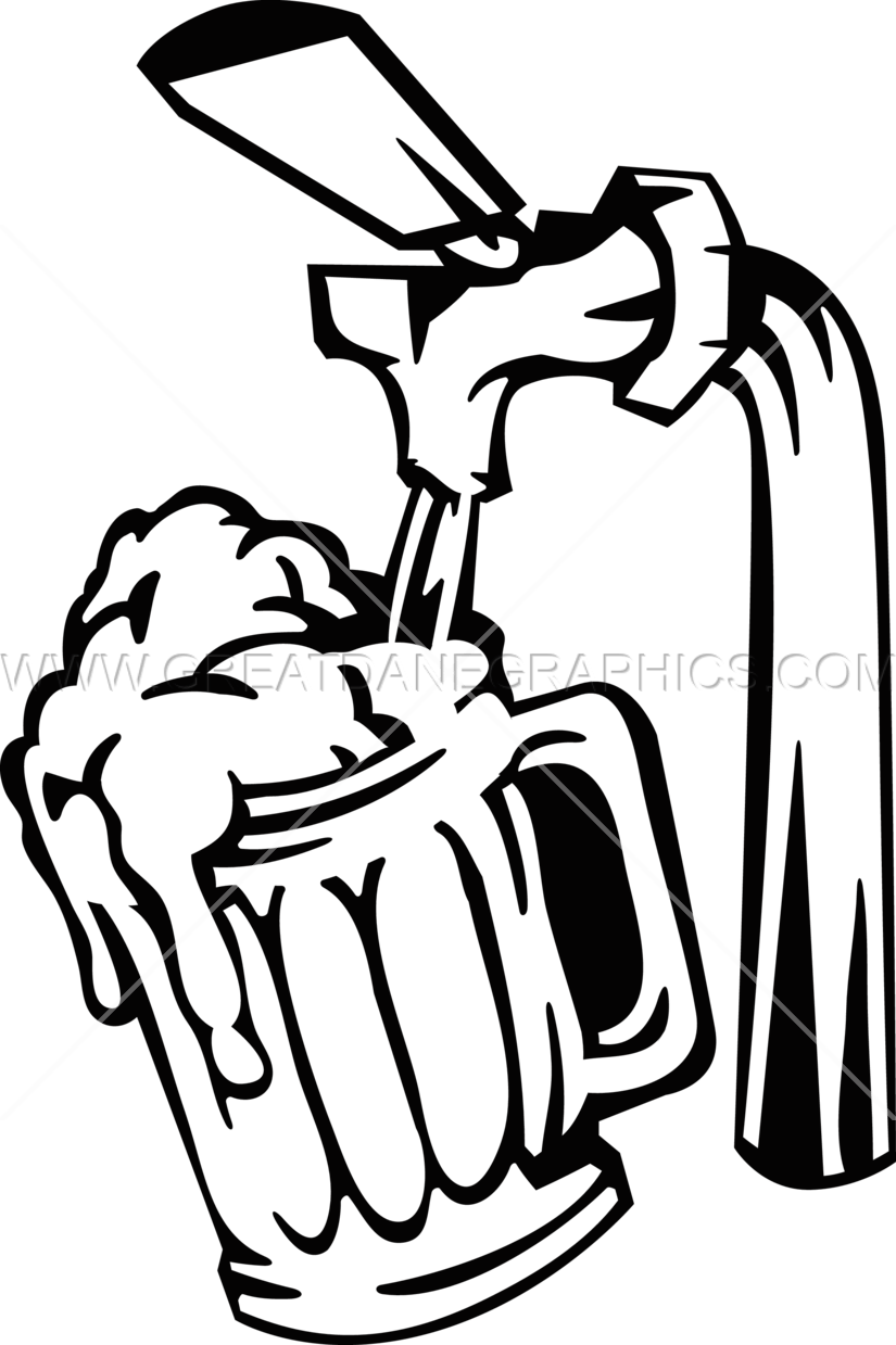 Tap Clipart Sketch - Beer Tap Clip Art (825x1239)