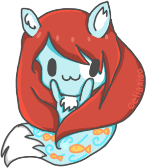Fox Mermaid By Celiaxiao - Fox Mermaid By Celiaxiao (400x400)